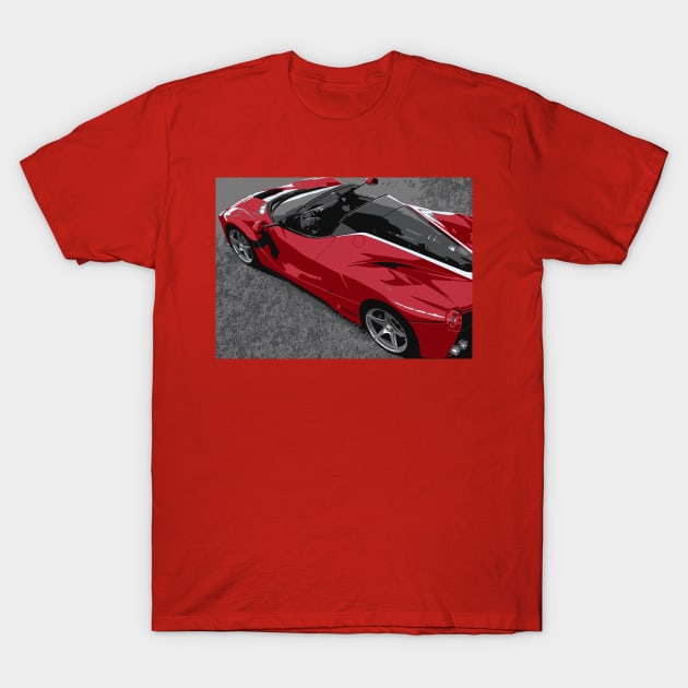 2017_ferrari_laferrari_aperta T-Shirt by 5thmonkey